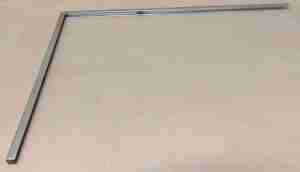 1958 Bonneville 2 Door Hardtop Right Hand Upper Door Window Chrome Frame