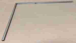 1958 Bonneville 2 Door Hardtop Left Hand Upper Door Window Chrome Frame