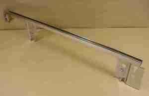 1959-60 2 Door Hardtop & Convertible Left Hand Front Door Window Lower Sash Channel, chrome
