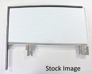 1959-60 2 Door Hardtop & Convertible Left Hand Door Window Assembly, w/ frame & clear glass