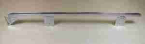 1958 All Hardtop & Convertible Left Hand Front Door Window Lower Sash Channel, chrome