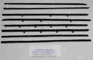 1959 1960 Pontiac Bonneville 2 Door Hardtop Authentic 8 Piece Felt Kit, fuzzy