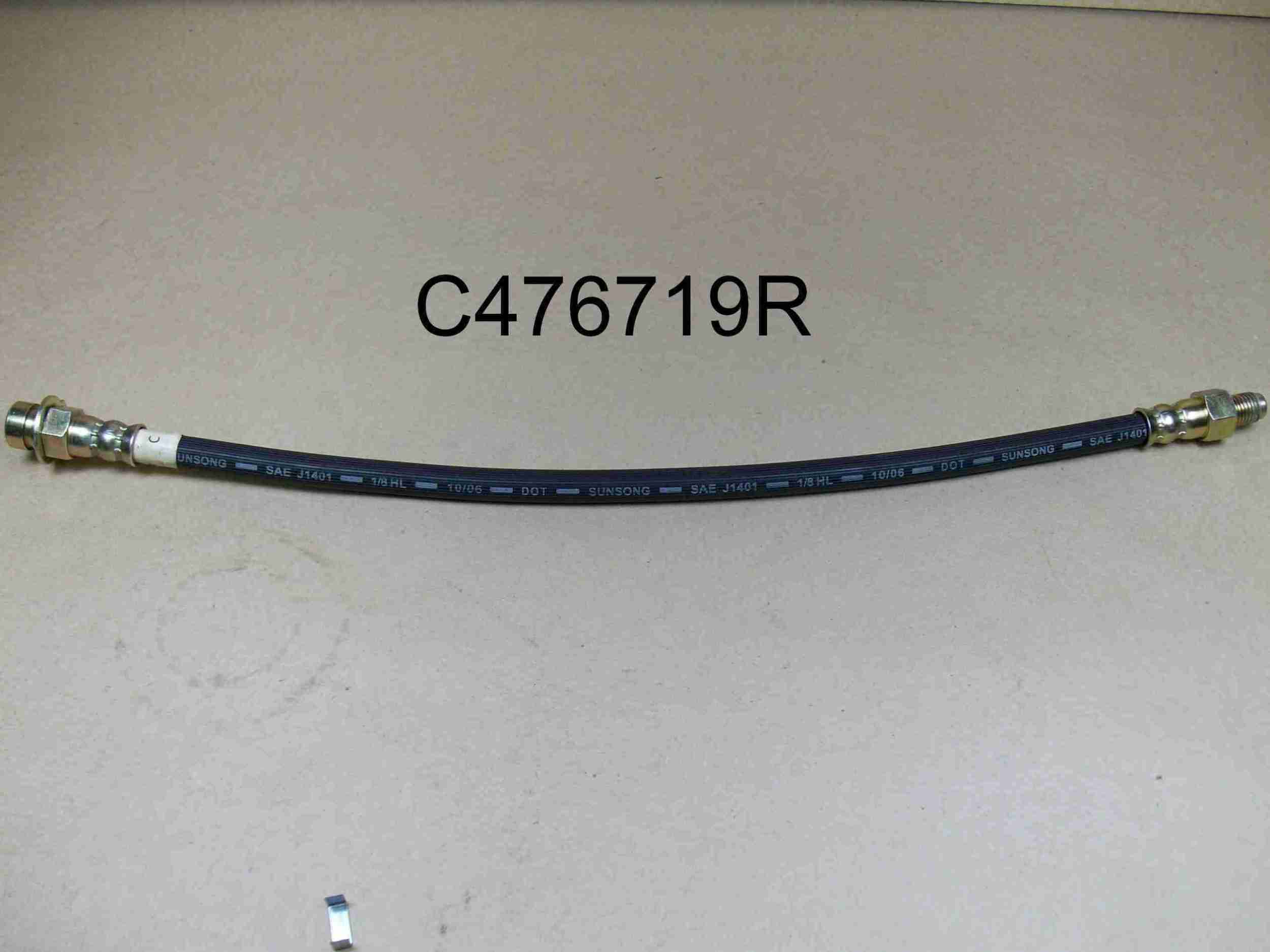 1935-57 Brake Hoses, 1935-36 front/rear, 1937-57 rear only