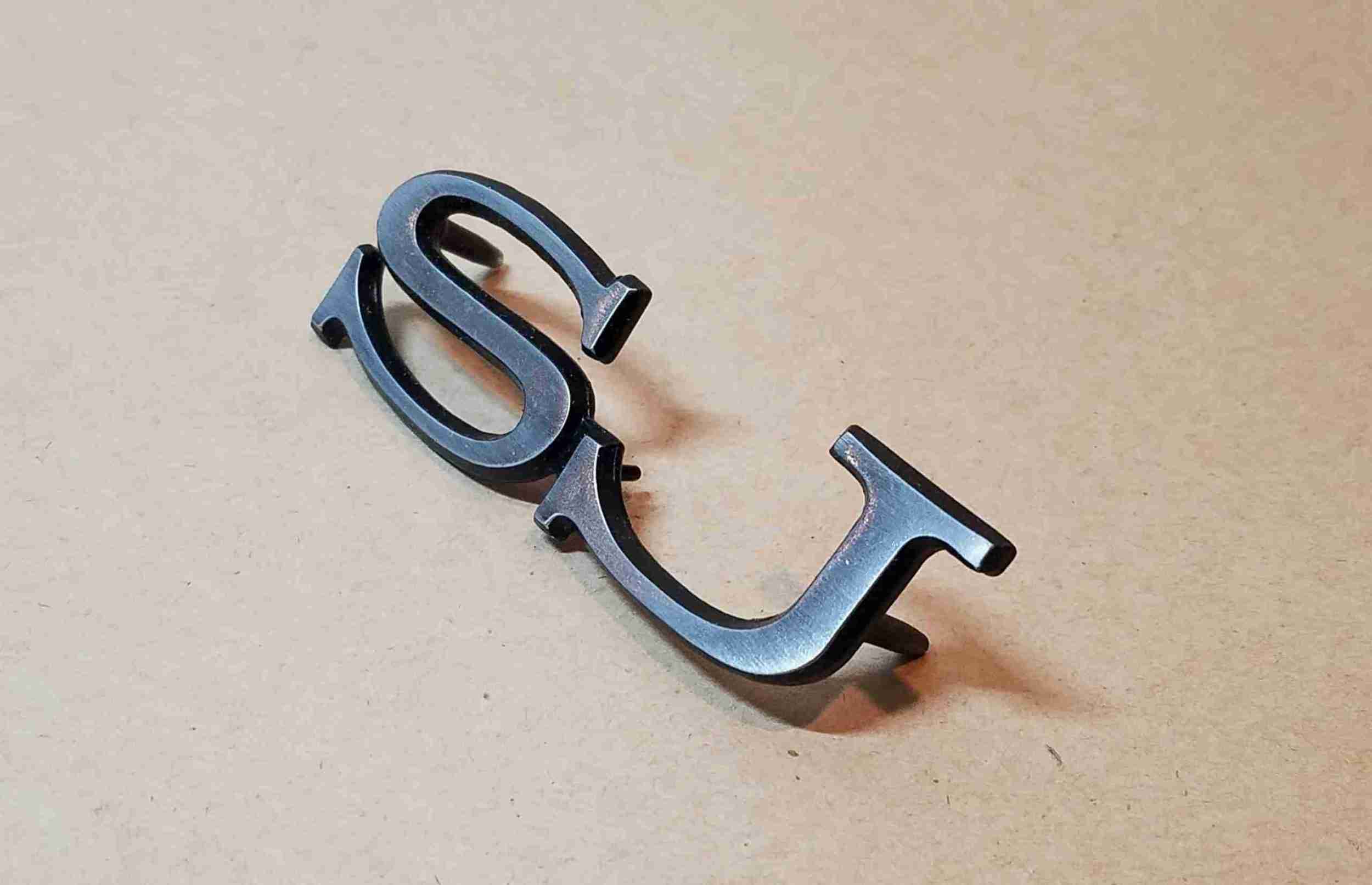 1969-72 GP S.J. front fender emblem