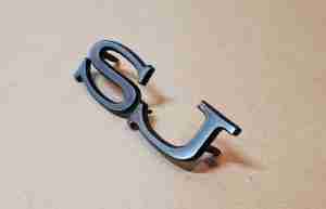 1969-72 GP S.J. front fender emblem