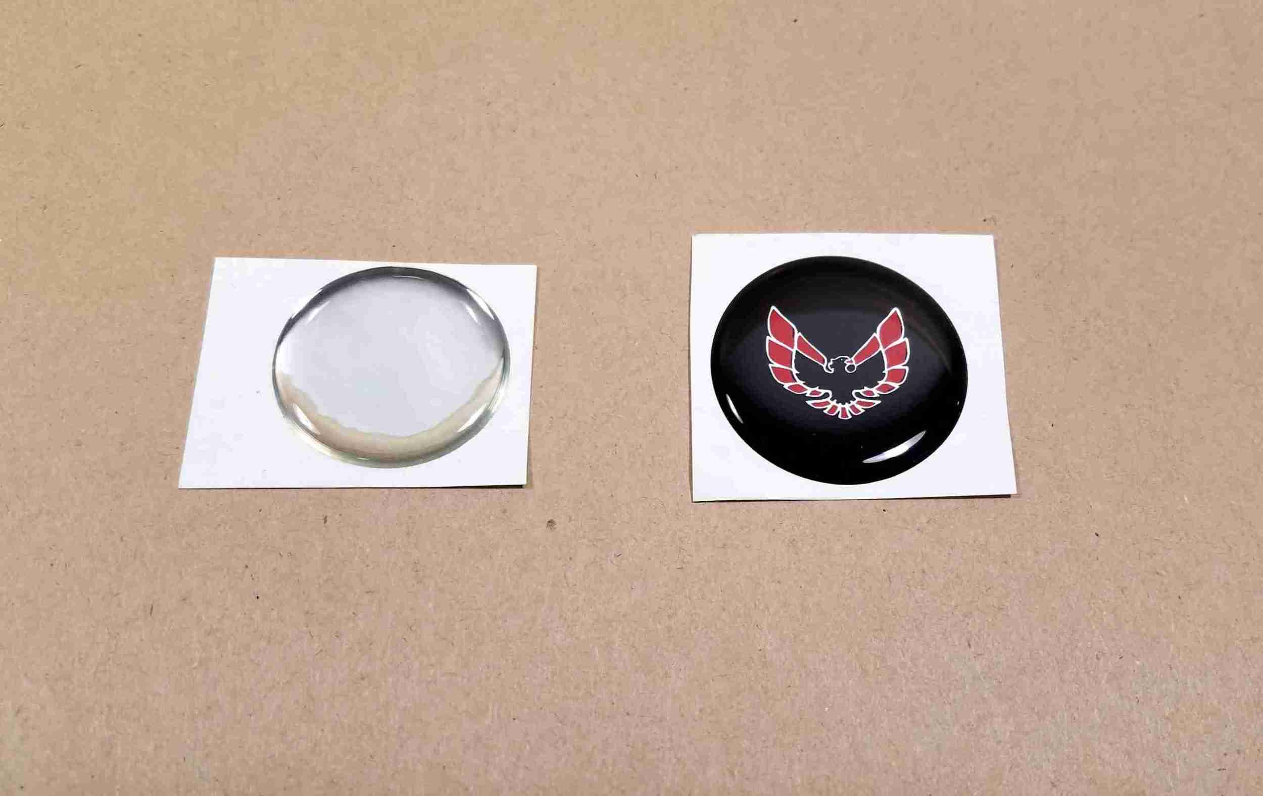 1968-81 Simulated Leather ''Formula'' Steering Wheel Cap Red Center Emblem, 1969-81 Firebird