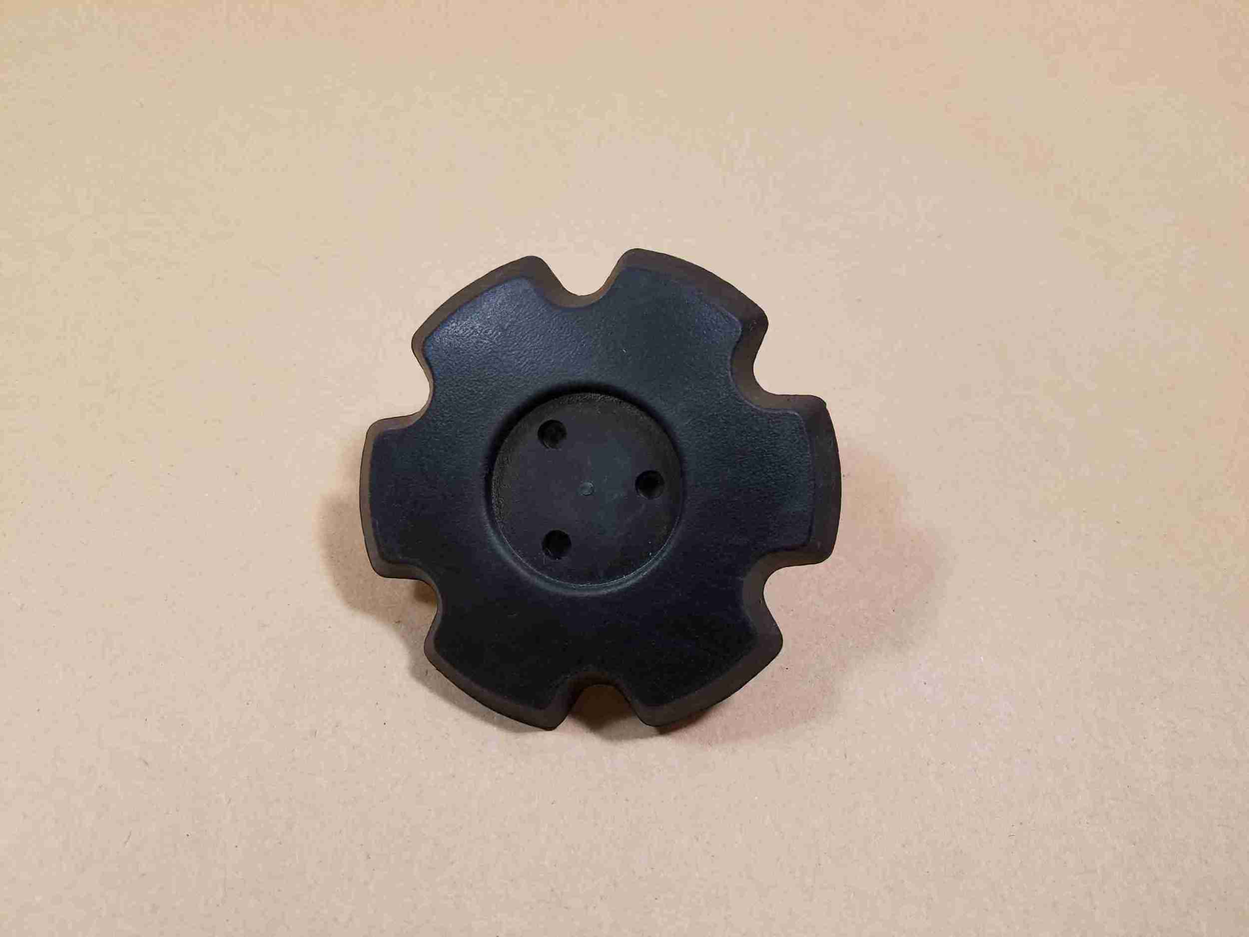1969-81 Steering Wheel Cap, black, for simulated leather ''Formula'' wheels, see description for applications