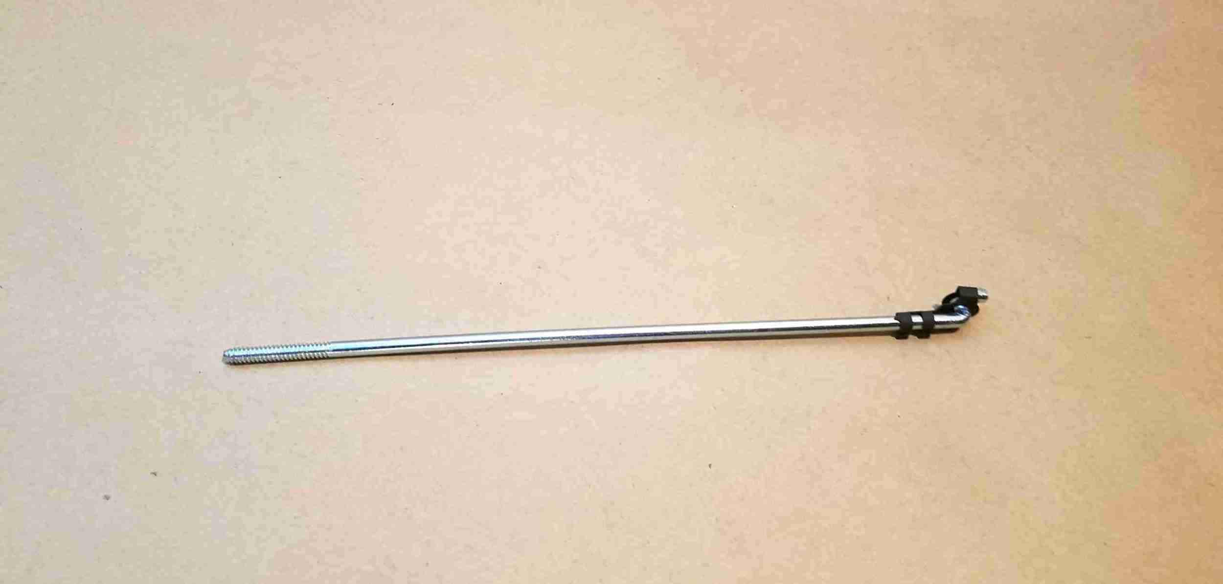1959-64 P8 Front Door Lock Rod, 8" long w/ right angle at bottom