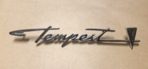 1961 1962 Dash Emblem, Pontiac Tempest