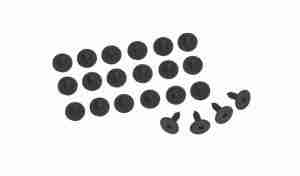 1959-72 Roofrail Channel Screw Set, 28 pieces