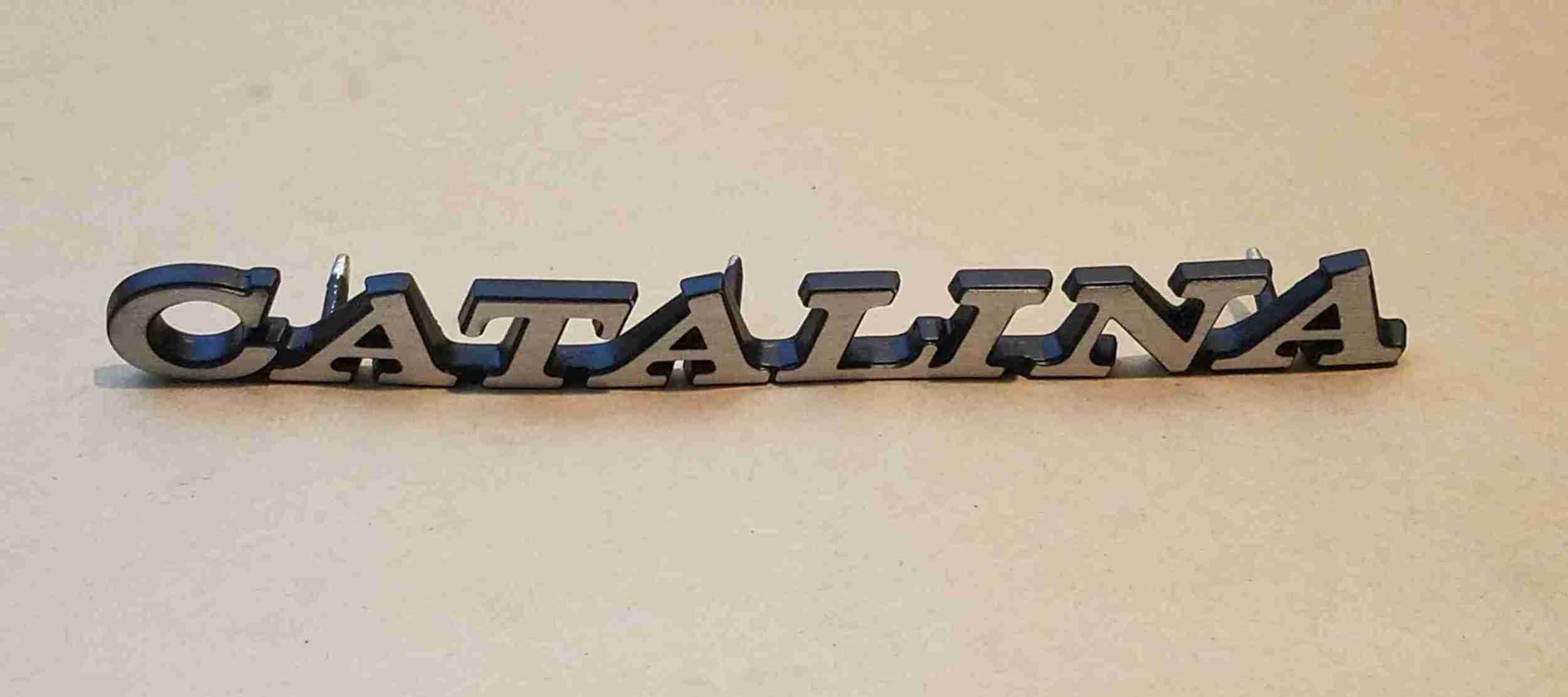 1971 Catalina fender script/emblem
