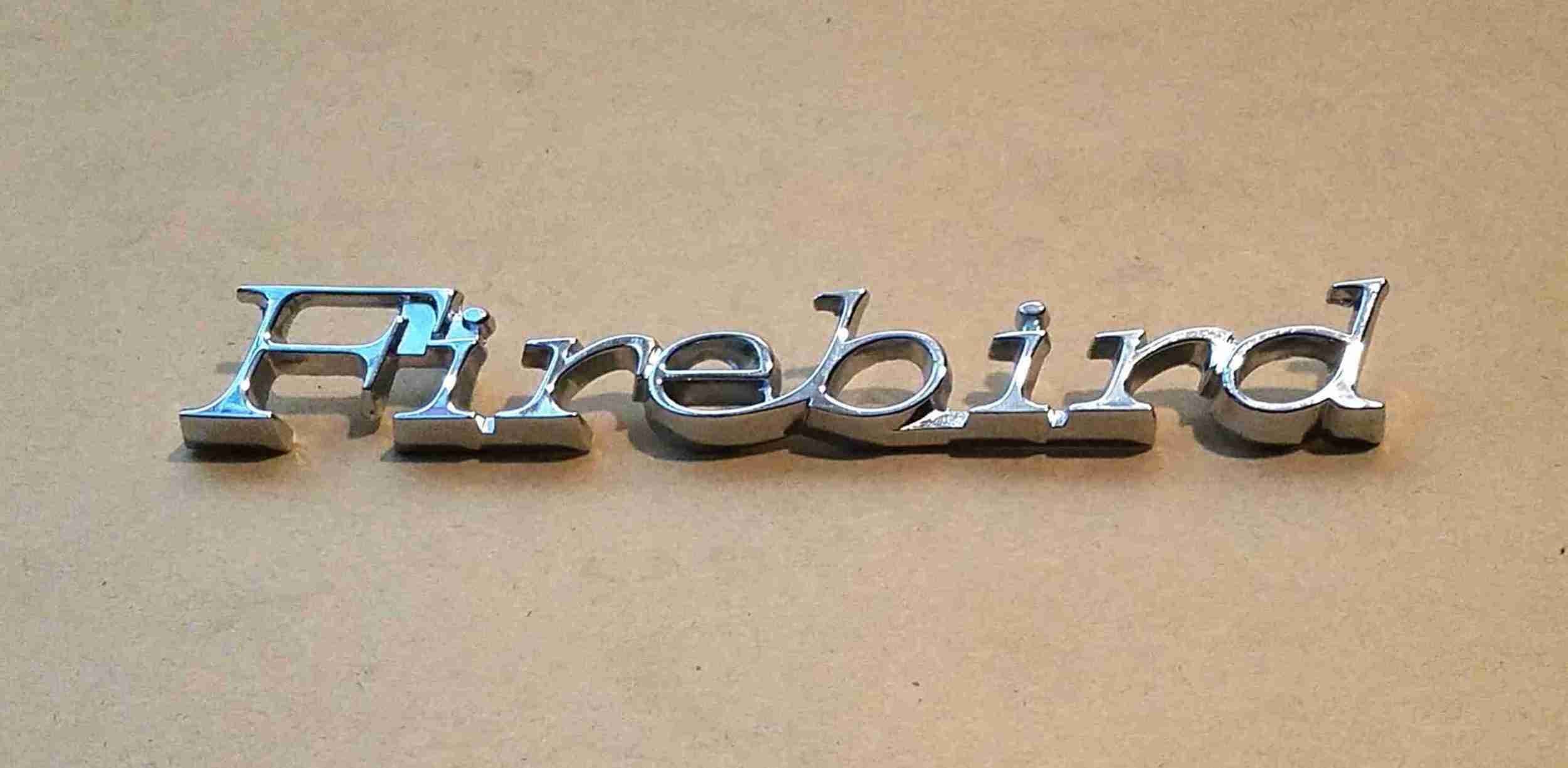 1971-81 FB Fender Plate 'Firebird' (same as 483951)
