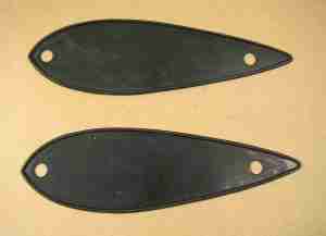 1932 All Fender Lamp Seals, pair, 2-3/8?Wx4-3/8?L