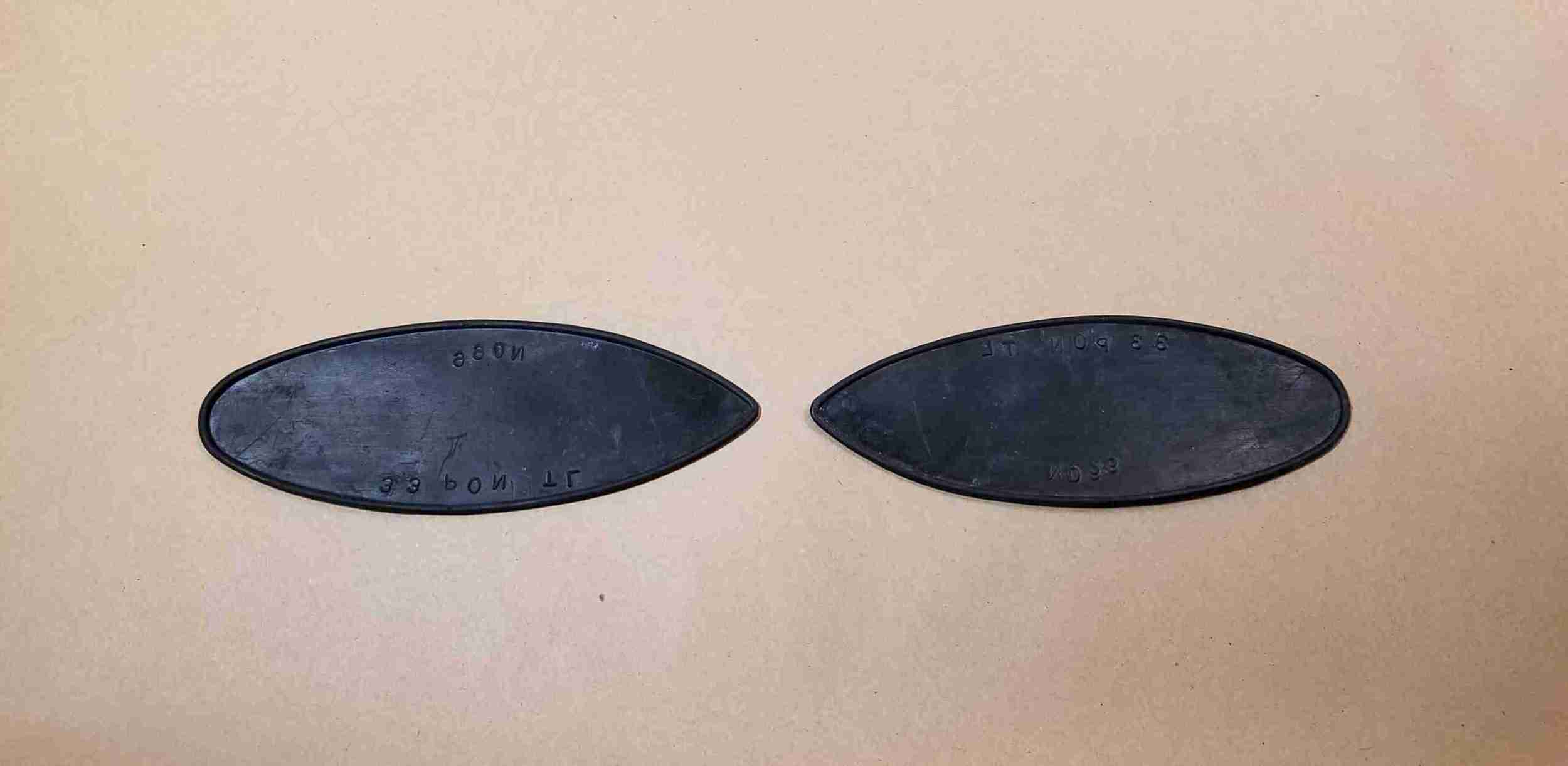 1933 Tail Lamp Pads, pair, 2-3/4?Wx7-1/2?L