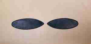 1933 Tail Lamp Pads, pair, 2-3/4?Wx7-1/2?L