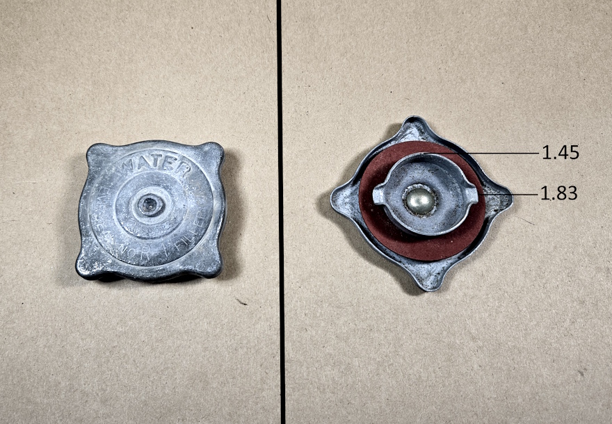 1934 1940 Radiator Cap,Non-Pressurized NORS. Pontiac GM Chevrolet Dodge Ford Lasalle