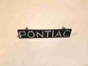 1976-77 Firebird ''Pontiac'' Grill Plate/Emblem