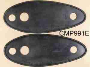1937-38 exc SW Tail Lamp Pads, pair, 2-7/8?Wx7?L