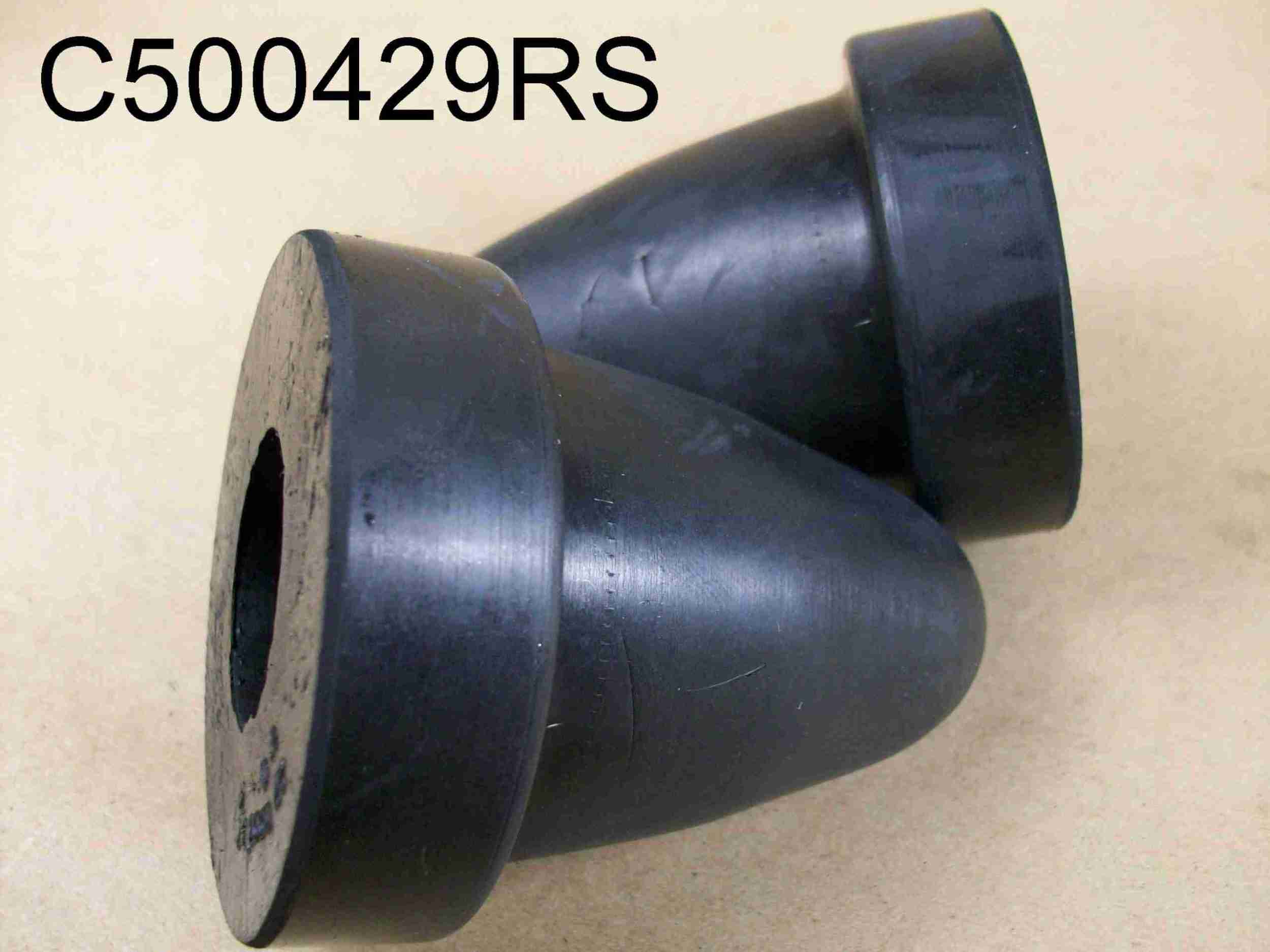 1937-38 Front Spring Lower Rebound Bumpers, pair
