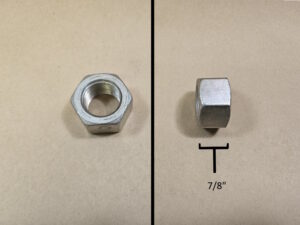 1926-54 Camshaft Sprocket Jam Nut, 1-14