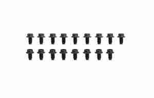 1955-79 Reproduction V8 Oil Pan to Cylinder Block Bolt Set, 17 pieces