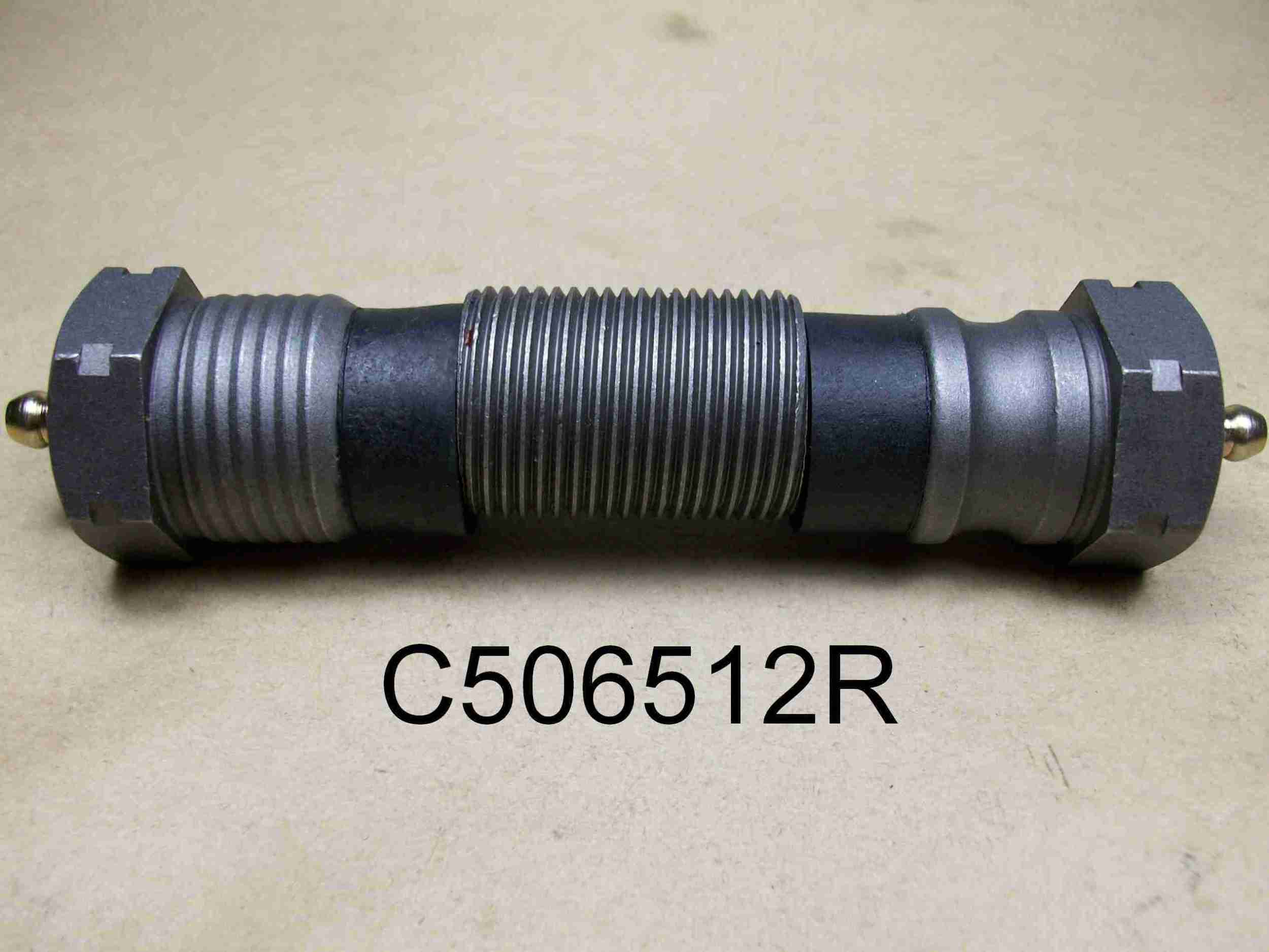 1937-48 Upper Outer Control Arm Shaft Package, includes shaft, bushings, seals & grease fittings for one side