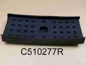 1931-57 Rear Leaf Spring Seat Insulator Pad, 5 5/8" x 2 1/4", original for 1931-32/37-49, retrofit for 1950-57
