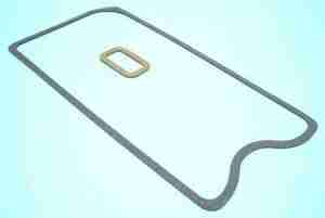 1955-64 Valve Push Rod Cover Valley Pan Gasket Set