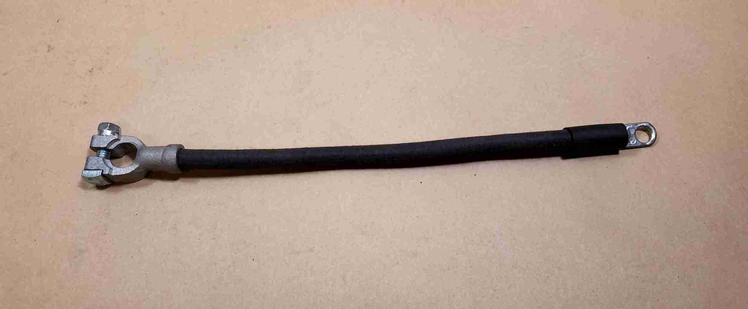 1938 8 Cylinder Cloth-Covered Battery Positive Lead, 12-1/2? long, also 5270318