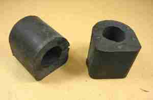 1958-70 Front Stabilizer Bar Bushing pair, for 5/8" 3/4" diameter bar, see description for applications