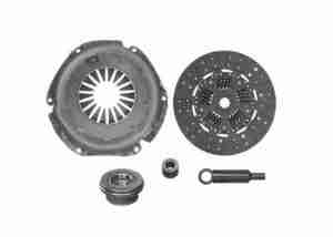 1957-62 Manual Transmission Clutch Assembly, 10.4" diameter w/ 10 teeth & 1-1/8" hub, All exc HD MT