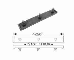 1961-67 Radiator Support Cushion, upper or lower, various Full Size & A Body applications