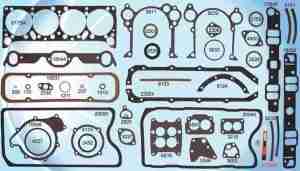 1961-66 Engine overhaul Gasket Set 326 389 421 Pontiac V8 Engine rebuild