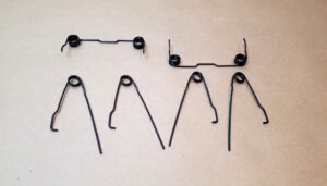 1955 Flipper spring Set, 6 Pieces. Pontiac 2 Door Hardtop