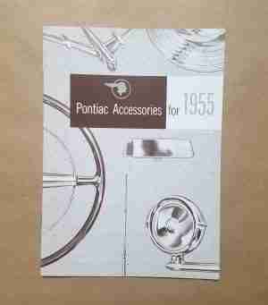 1955 Foldout Accessories Brochure, in color