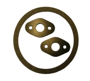 1954-58 Power Steering Pump Reservoir Gasket Set, reservoir lid & pump body gaskets exc AS