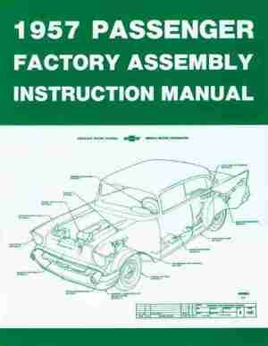 1957 Chevrolet Factory Assembly Manual, good reference for Pontiacs