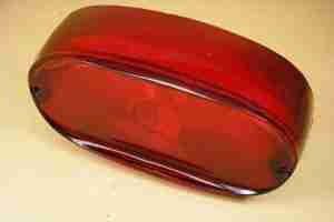 1957 All Tail Lamp Lens, w/ reflector detail in center