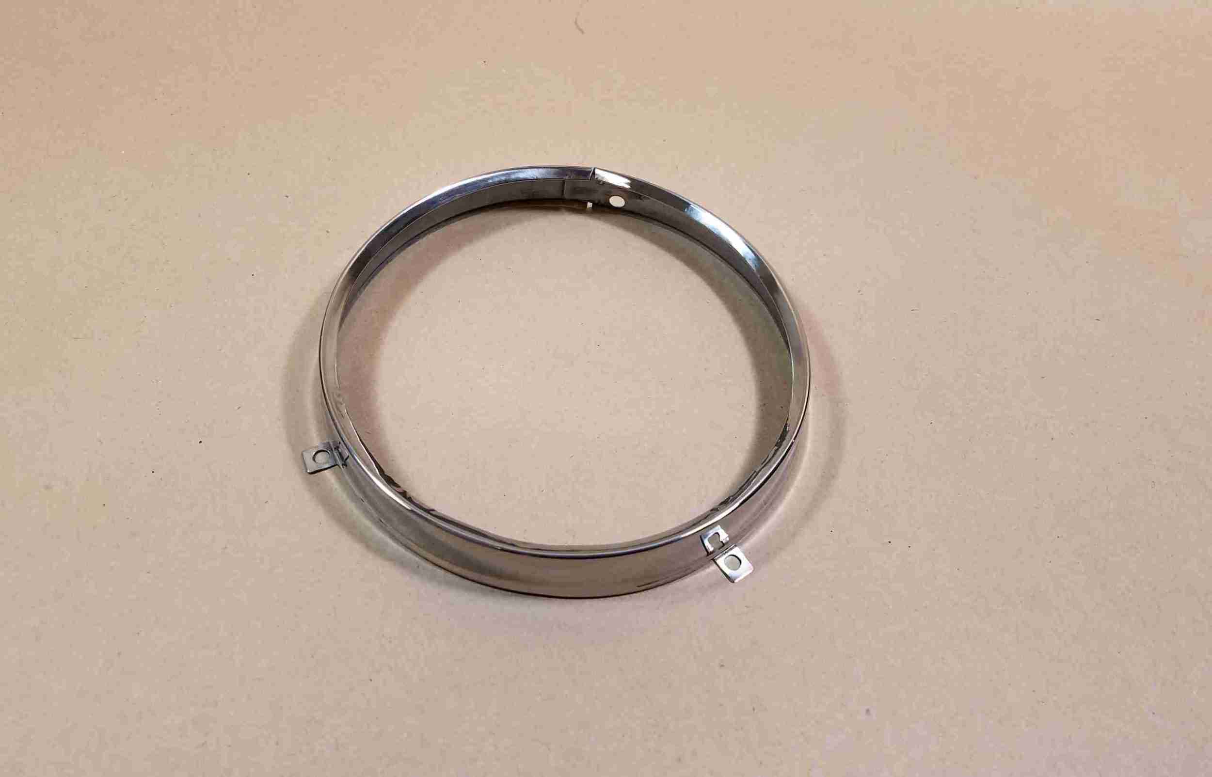 1958-64 Headlamp Retaining Ring, w/ 2 tabs, 1958-64 All, 1967 GP, 1967-68 F