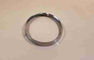 1958-64 Headlamp Retaining Ring, w/ 2 tabs, 1958-64 All, 1967 GP, 1967-68 F