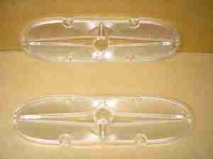 1958 Parking Lamp Lenses, pair