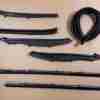 1961-1964 Fullsize Conv roof rail kit. Top 2nd Type with 5 3/8 between center section studs