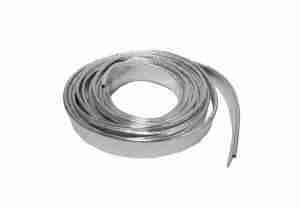 1926-48 Chrome Front/Rear Fender Welting, 25' roll of 1-1/2" wide fabric-reinforced vinyl over 3/16" twisted paper rope core