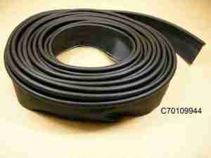 1926-48 Black Front/Rear Fender Welting, 25' roll of 1-3/8" wide fabric-reinforced vinyl over 3/16" twisted paper rope core
