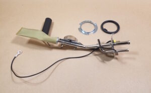1965 1967 Pontiac A Body Fuel Tank Sending Unit with 3/8" Fuel Line, Dual Line