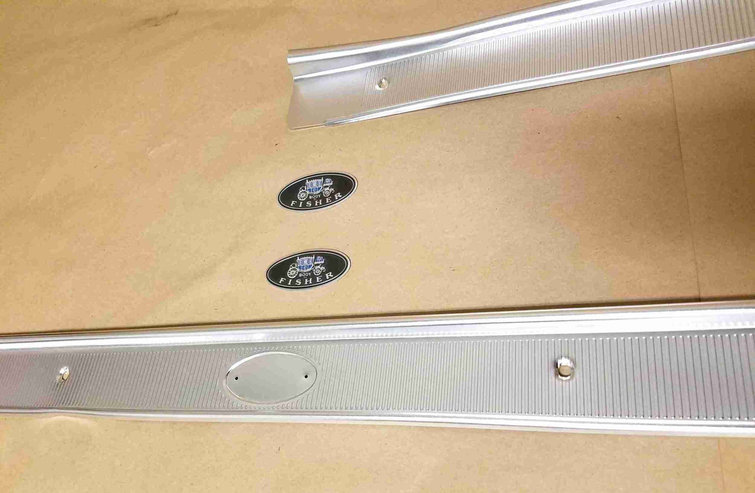 1964-67 Door Sill Plates, T,LM, GTO, Old's, Chevy, Buick.= A body - Image 2