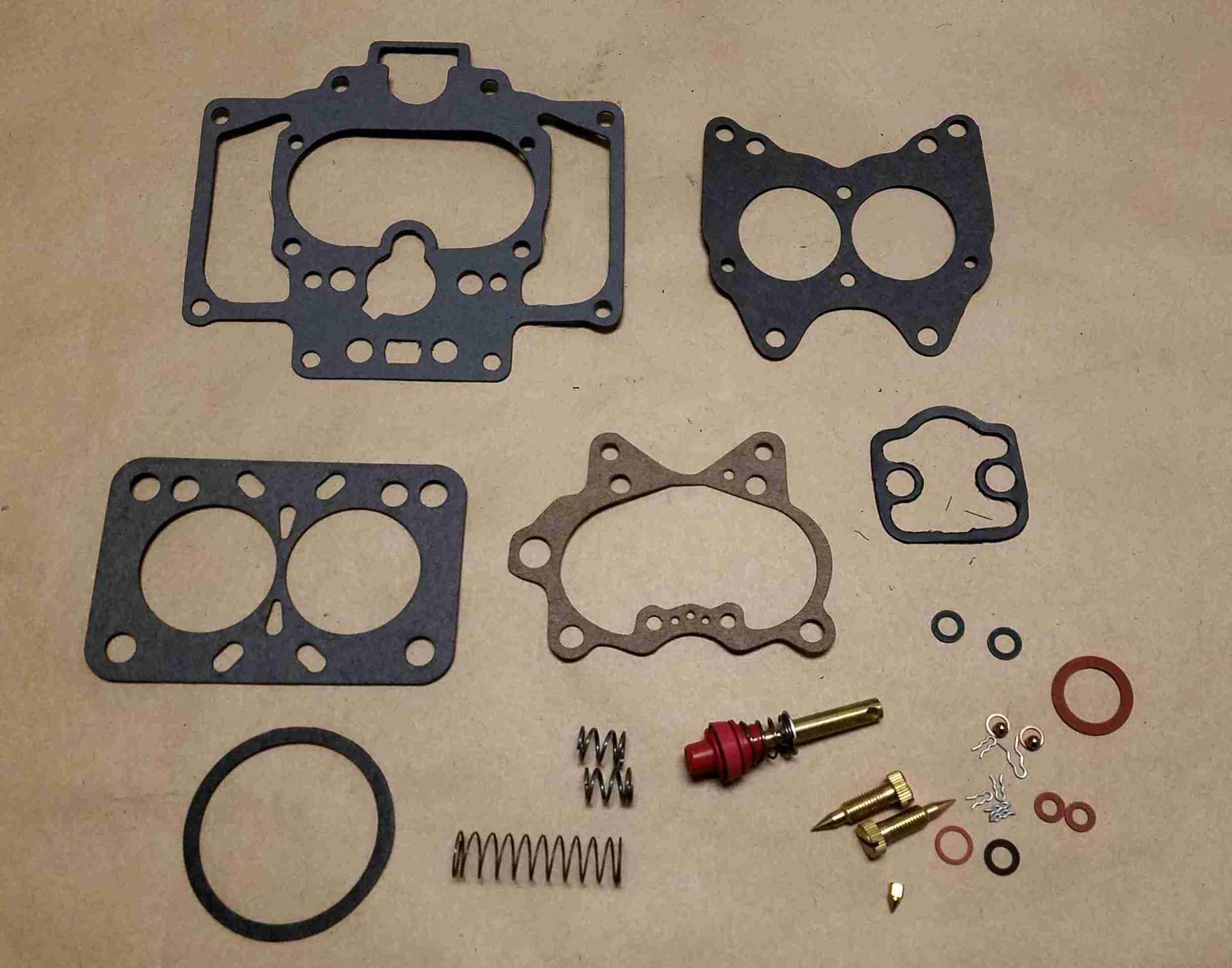 1947-54 8 Cylinder Carter WCD/Rochester RPD 2bbl Carburetor Rebuild Kit