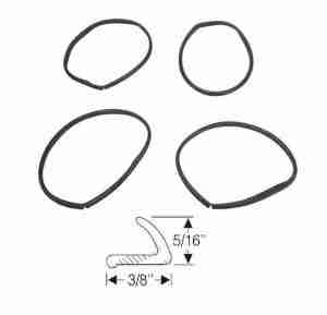 1958 Headlamp Bezel to Retaining Ring Seals