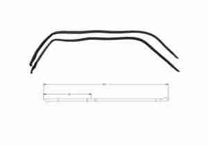 1971-74 Roof Rails, 1971-74 Grandville 4dr Htp..