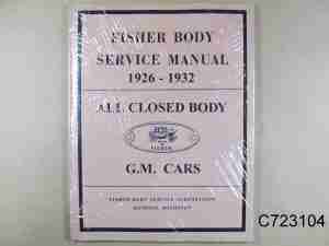 1926-32 Fisher Body Manual exc Convertibles